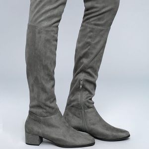 Chinese Laundry Suede Gray Boots